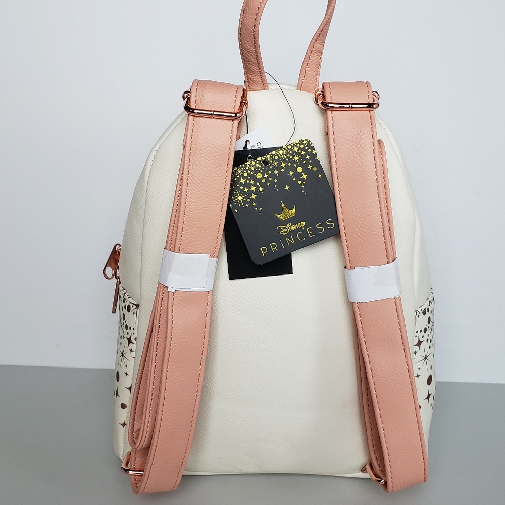 Loungefly Disney Ariel Rose Gold Mini Backpack - Picture 5 of 7